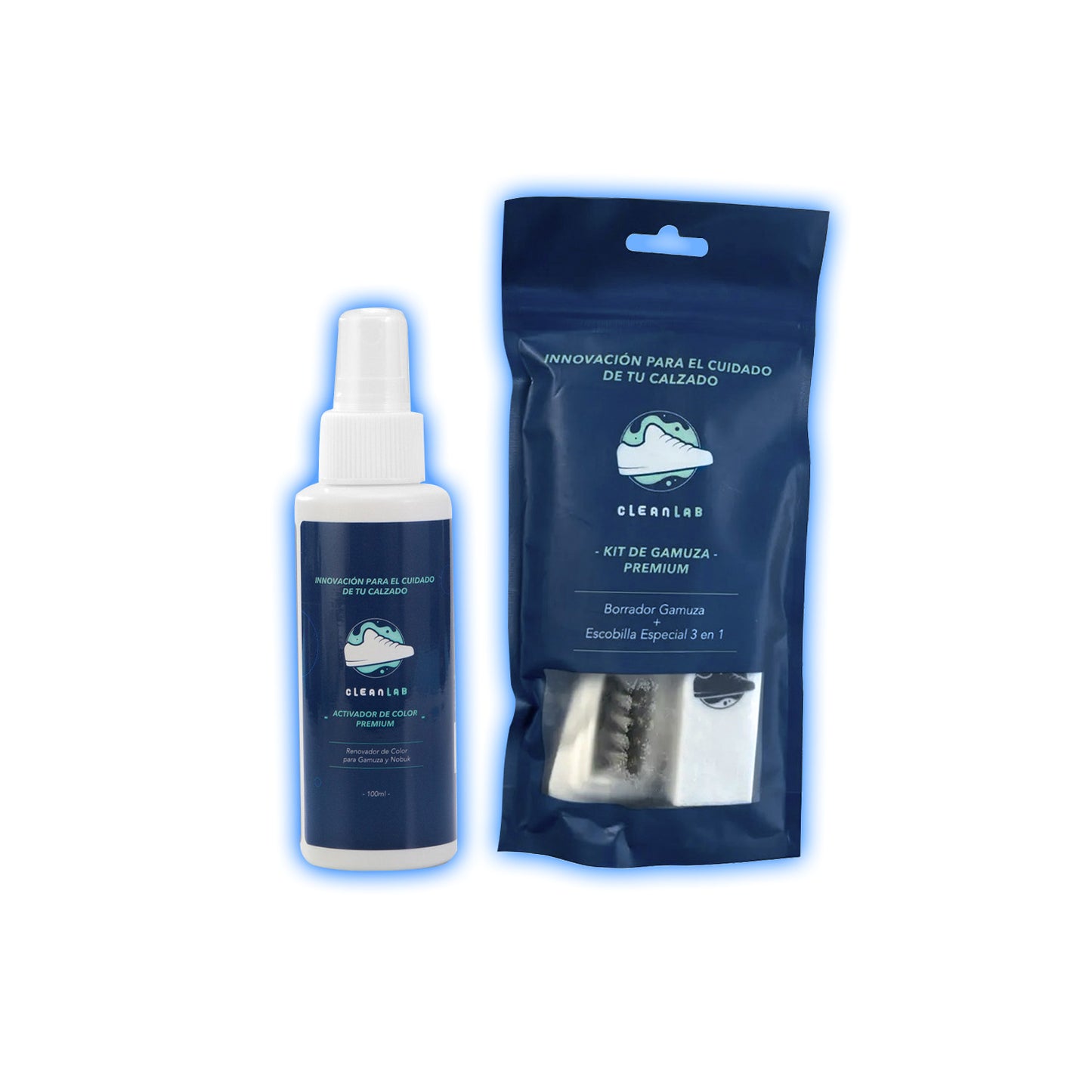 Pack Gamuza Pro - Kit limpiador de Gamuza + Activador de Color Premium