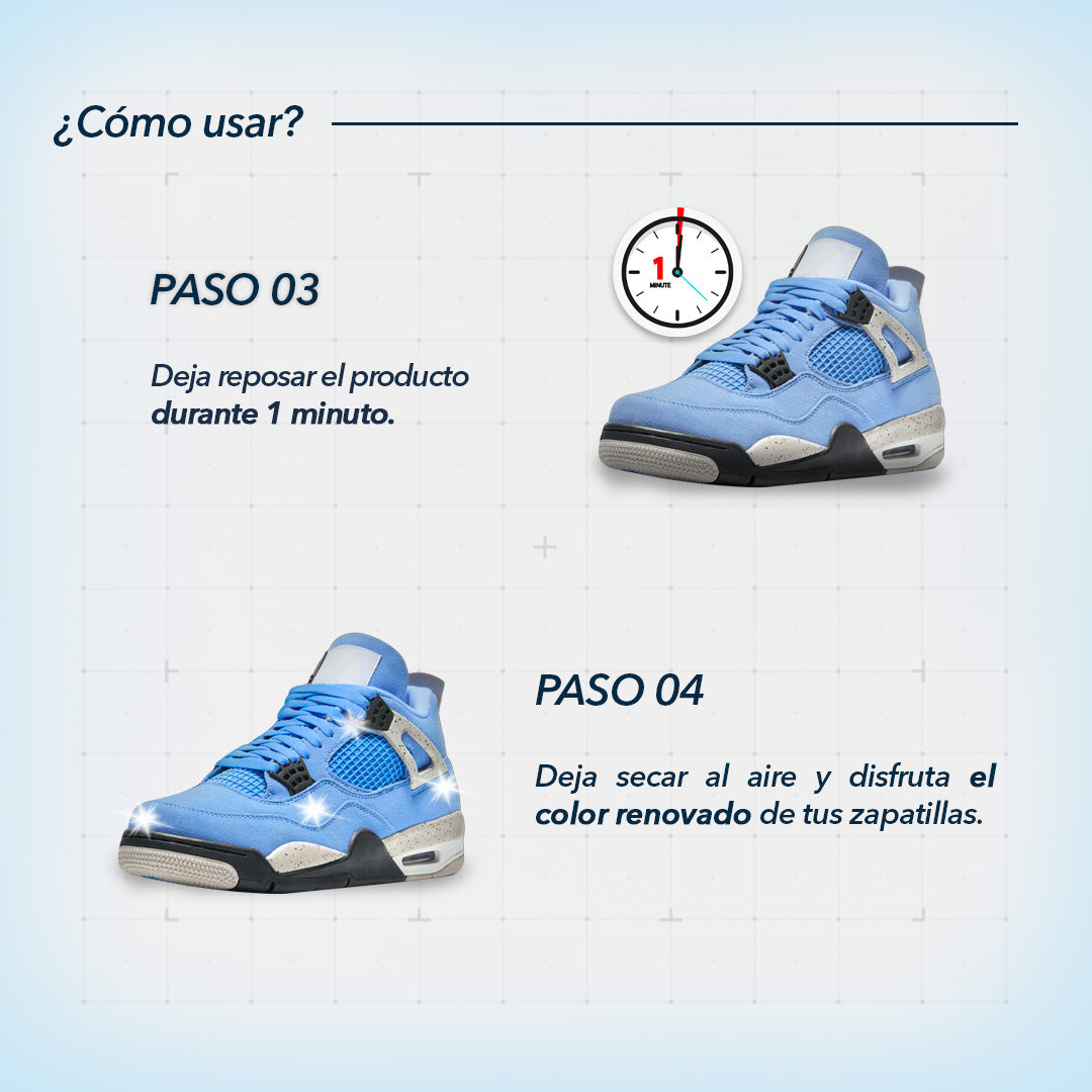 Activador de Color Premium – Restaura Tenis de Gamuza