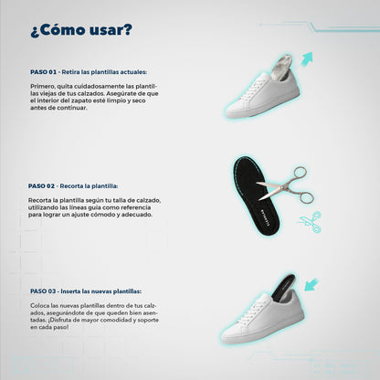 Plantillas Premium para Tenis – Máxima Amortiguación