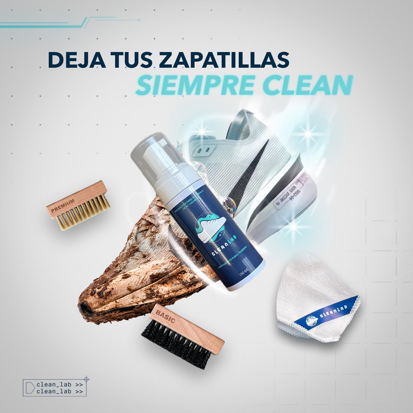 Foam Pack - Limpieza de Tenis