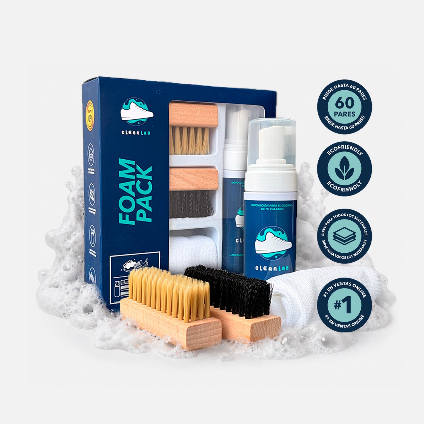 Foam Pack - Limpieza de Tenis