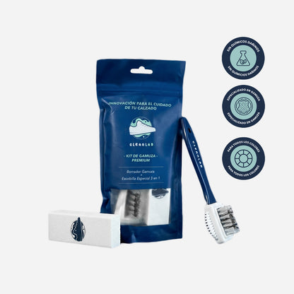 Kit de Gamuza Premium – Limpieza de Tenis de Gamuza y Nobuck