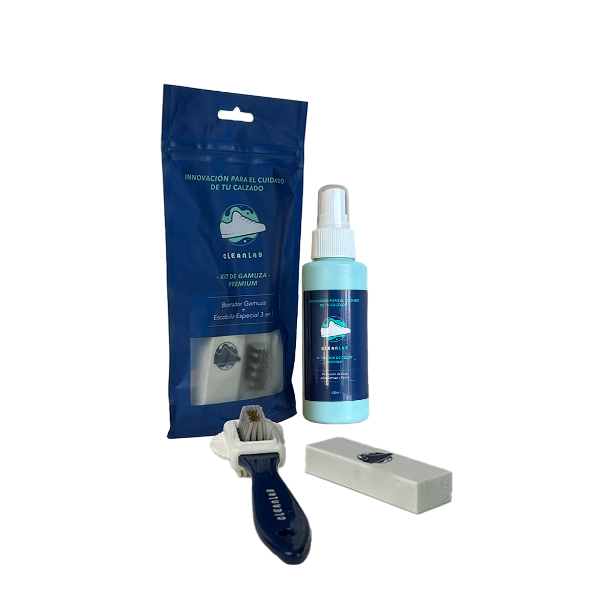 Pack Gamuza Duo - Kit limpiador de Gamuza + Activador de Color Premium