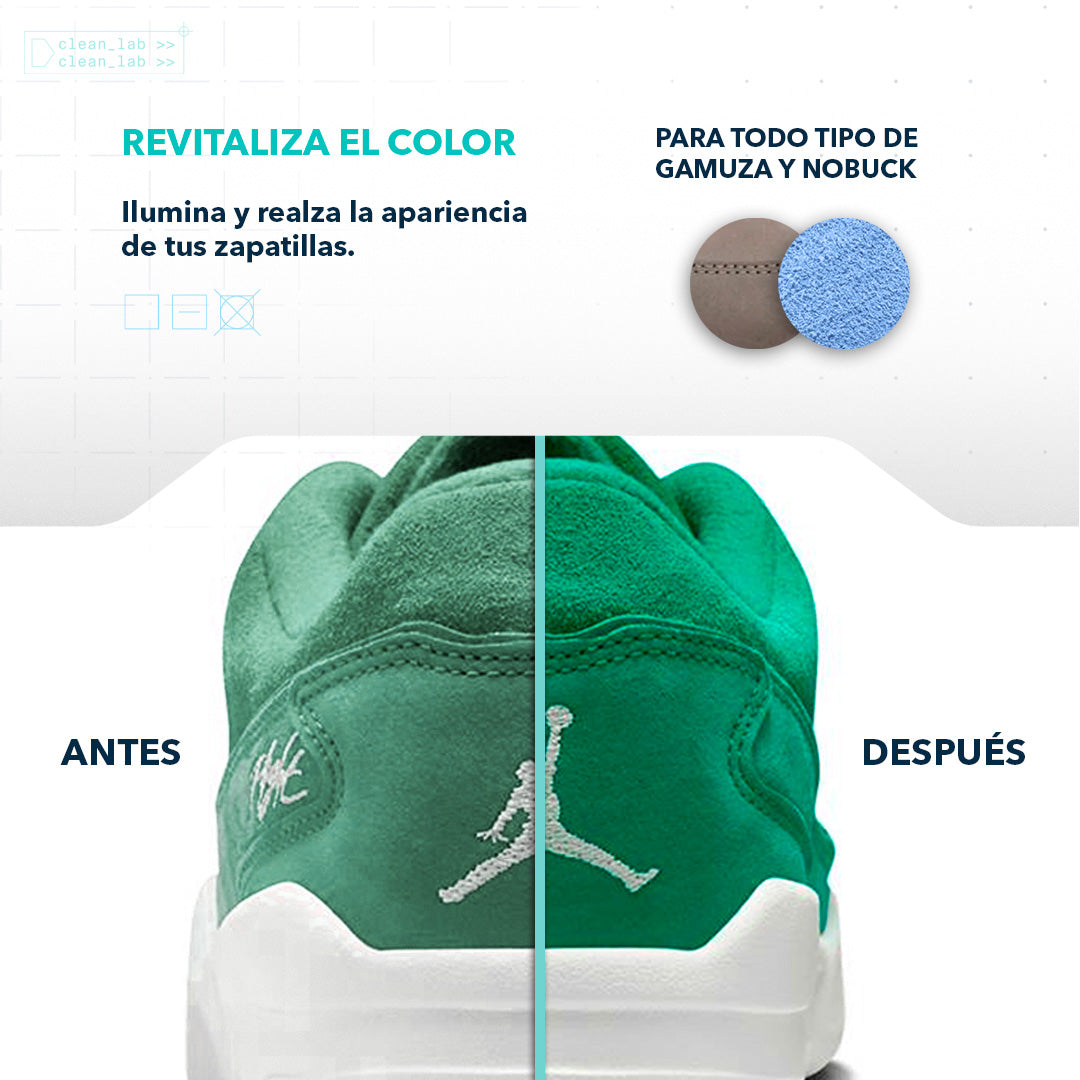 Pack Gamuza Pro - Kit limpiador de Gamuza + Activador de Color Premium